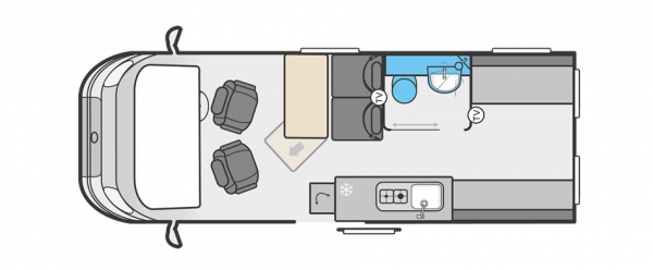 Swift Trekker S (Auto) - 2024 Floorplan