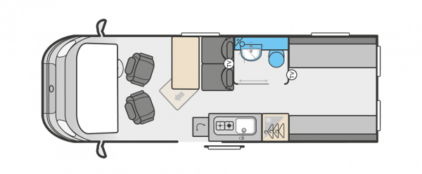 Swift Trekker X - NEW (Auto) 2024 Floorplan