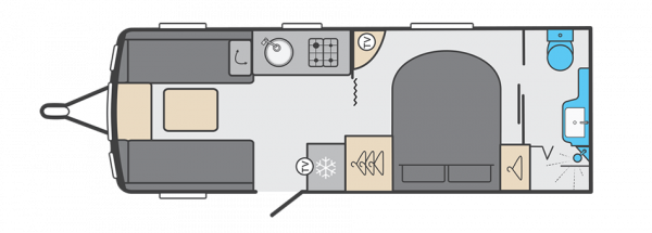 Swift Sprite Major 4 SB - 2025 Floorplan