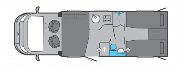 Swift Voyager 485 - 2024 Floorplan