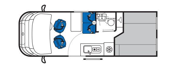 ACE 1200 GLT - Auto - Lanzarote Grey Floorplan
