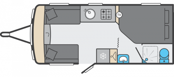 Swift Challenger 500 - 2026 Floorplan
