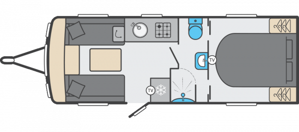 Swift Challenger 560 - 2027 Floorplan