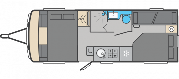 Swift Challenger 590 - 2026 Floorplan