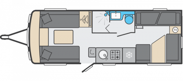 Swift Challenger 590 - 2026 Floorplan