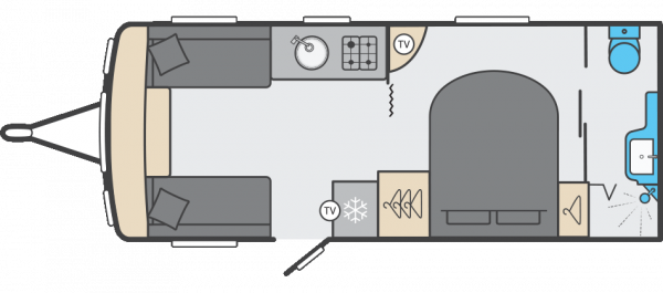 Swift Challenger 580 Grande - 2026 Floorplan
