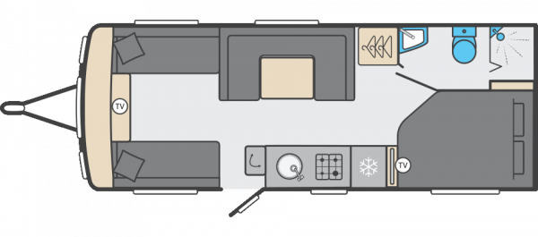Swift Challenger 640 Grande - 2026 Floorplan