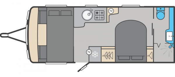 Swift Conqueror 580 Grande - 2026 Floorplan