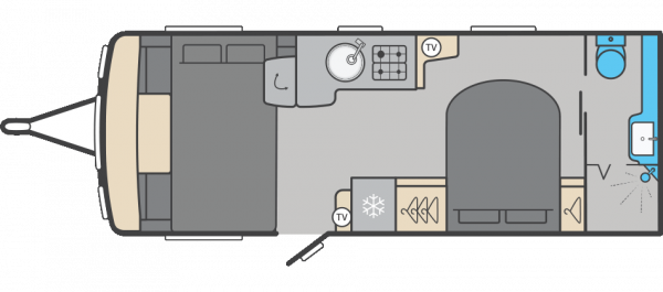 Swift Conqueror 645 Grande - 2026 Floorplan