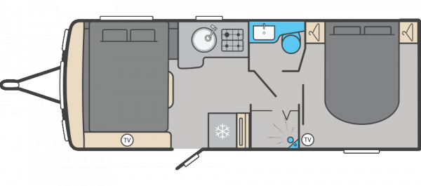Swift Conqueror Grande 650L - 2027 Floorplan