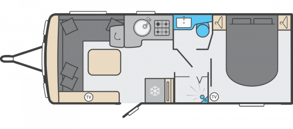 Swift Conqueror Grande 650L - 2027 Floorplan