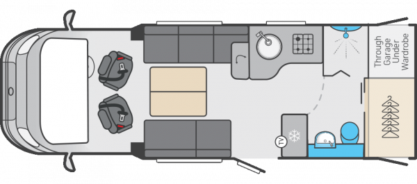 Swift Escape 640 - (65677) Floorplan