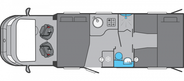 Swift Escape 684 - 2026 (65681) Floorplan