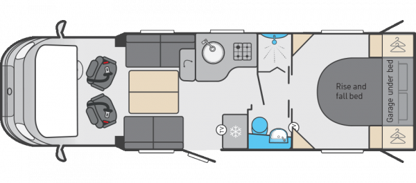 Swift Escape 694 - (65683) Floorplan