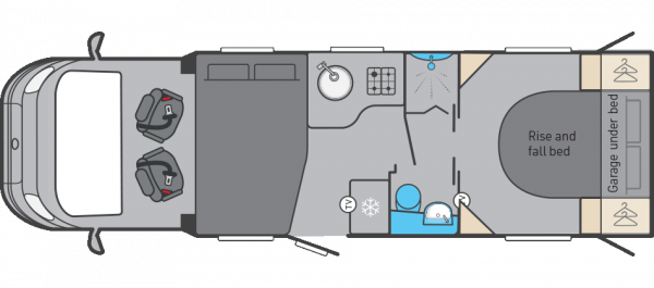 Swift Escape 694 - (65683) Floorplan