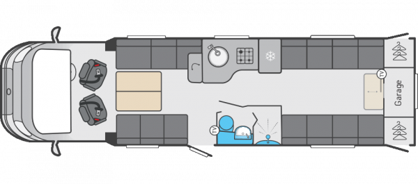 Swift Kon-Tiki 874 - 2026 (69492) Floorplan