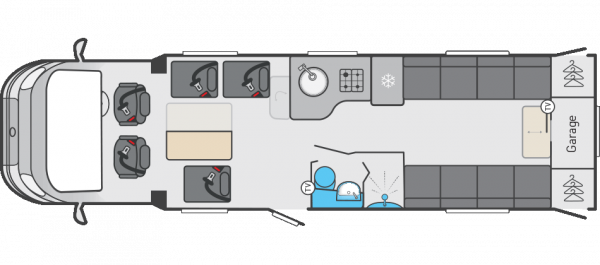 Swift Kon-Tiki 874 - 2026 (69492) Floorplan