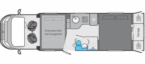 Swift Kon-Tiki 874 - 2026 (69492) Floorplan