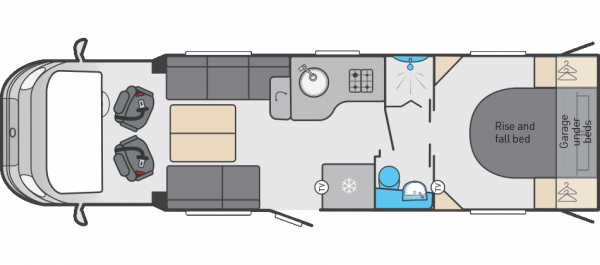 Swift Kon-Tiki 894 - 2026 (69498) Floorplan