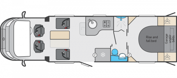 Swift Kon-Tiki 894 - 2026 (69498) Floorplan
