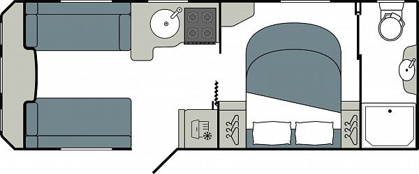 Coachman Laser 575 XTRA - 2027 Floorplan