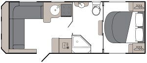 Coachman Laser 845 Xtra -2026 Floorplan