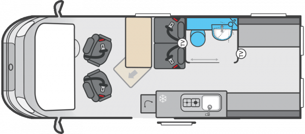 Swift Trekker S - 2024 Floorplan