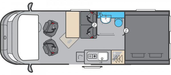 Swift Trekker X - 2025 Floorplan