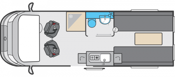 Swift Trekker XL - Auto (62292) Floorplan
