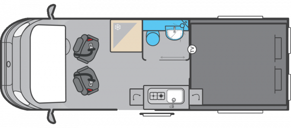 Swift Trekker XL - Auto (62292) Floorplan