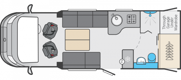 Swift Voyager 540 - Auto (65637) Floorplan