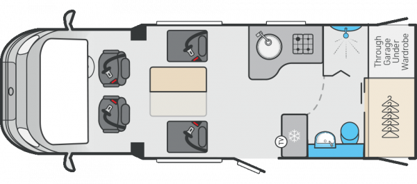 Swift Voyager 540 - Auto (65637) Floorplan