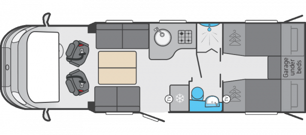 Swift Voyager 584 AUTO (65667) Floorplan