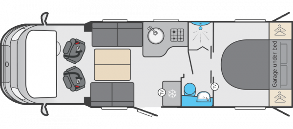 Swift Voyager 594 AUTO (65669) Floorplan