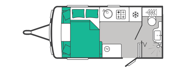 Swift Challenger 480 - 2027 Floorplan