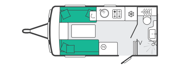 Swift Challenger 480 - 2027 Floorplan