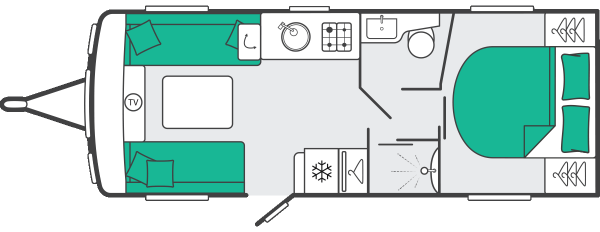 Swift Challenger Grande 650 - 2027 Floorplan