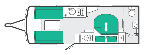 Swift Sprite Major 4 SB - 2027 Floorplan
