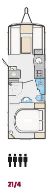 Swift Corniche 21/4 - 2018 Floorplan