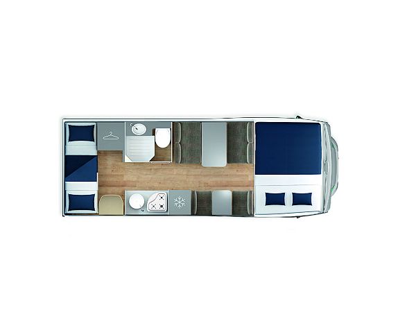 Giottiline Siena 435 2022 (12172) Floorplan