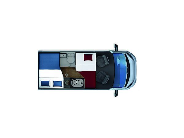 Giottiline Giottivan 54T 2022 (12163) Floorplan
