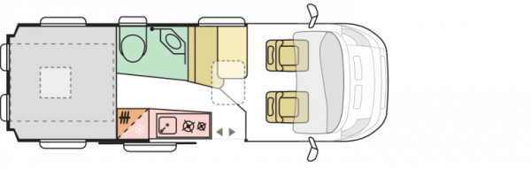Adria Twin 60Y 640 SGX (66031) Floorplan