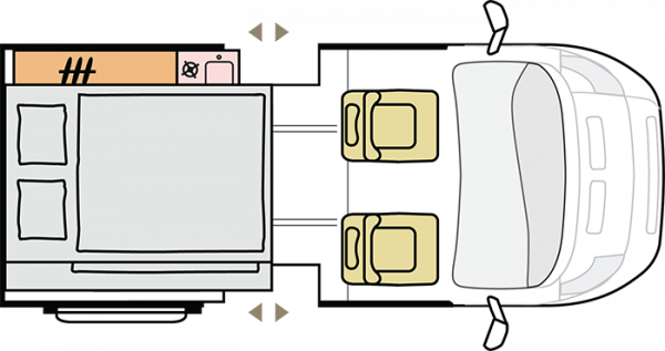 Adria Active Duo - 2024 Floorplan