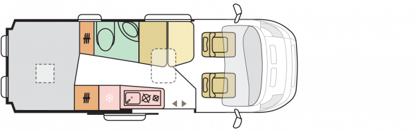 Adria Twin Supreme 640 - SPB Family  *NEW* (47462) Floorplan