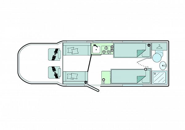 Bailey 76-2T Floorplan