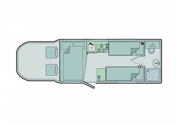 Bailey 76-2T Floorplan