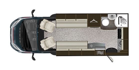 Auto-Trail Tracker EKS 2019 Floorplan