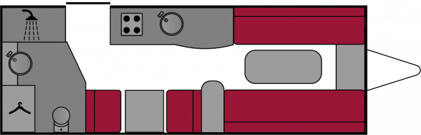 Swift Challenger 520 2006 Floorplan