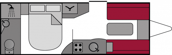 Swift Challenger 580 2020 (Corniche 20/4 Special Edition) Floorplan