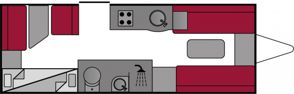 Swift 590 LUX 2019 Floorplan